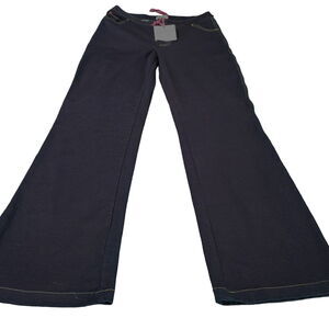 Pajama Jeans Womens Jeans Blue Size Medium Cotton Blend Stretch Pullon NWT